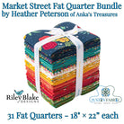 Market Street Fat Quarter Bundle 31 pcs - Heather Peterson | Riley Blake Designs -FQ-14120-31 - Justin Fabric!