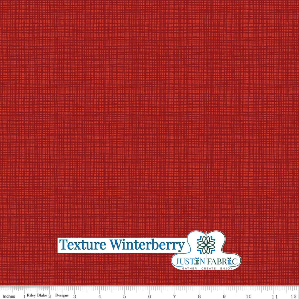 Texture Winterberry Yardage - Sandy Gervais | Riley Blake Designs SKU: C610-WINTERBERRY -C610-WINTERBERRY - Justin Fabric!