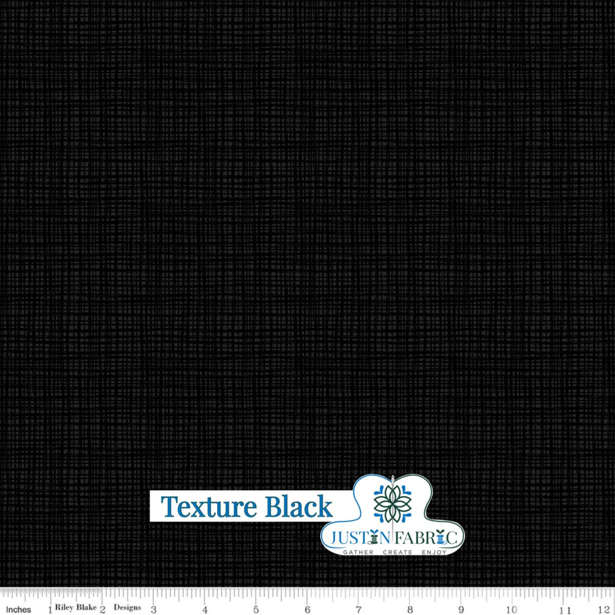 Riley Blake Designs Texture Blackc610-black1/2 Yard