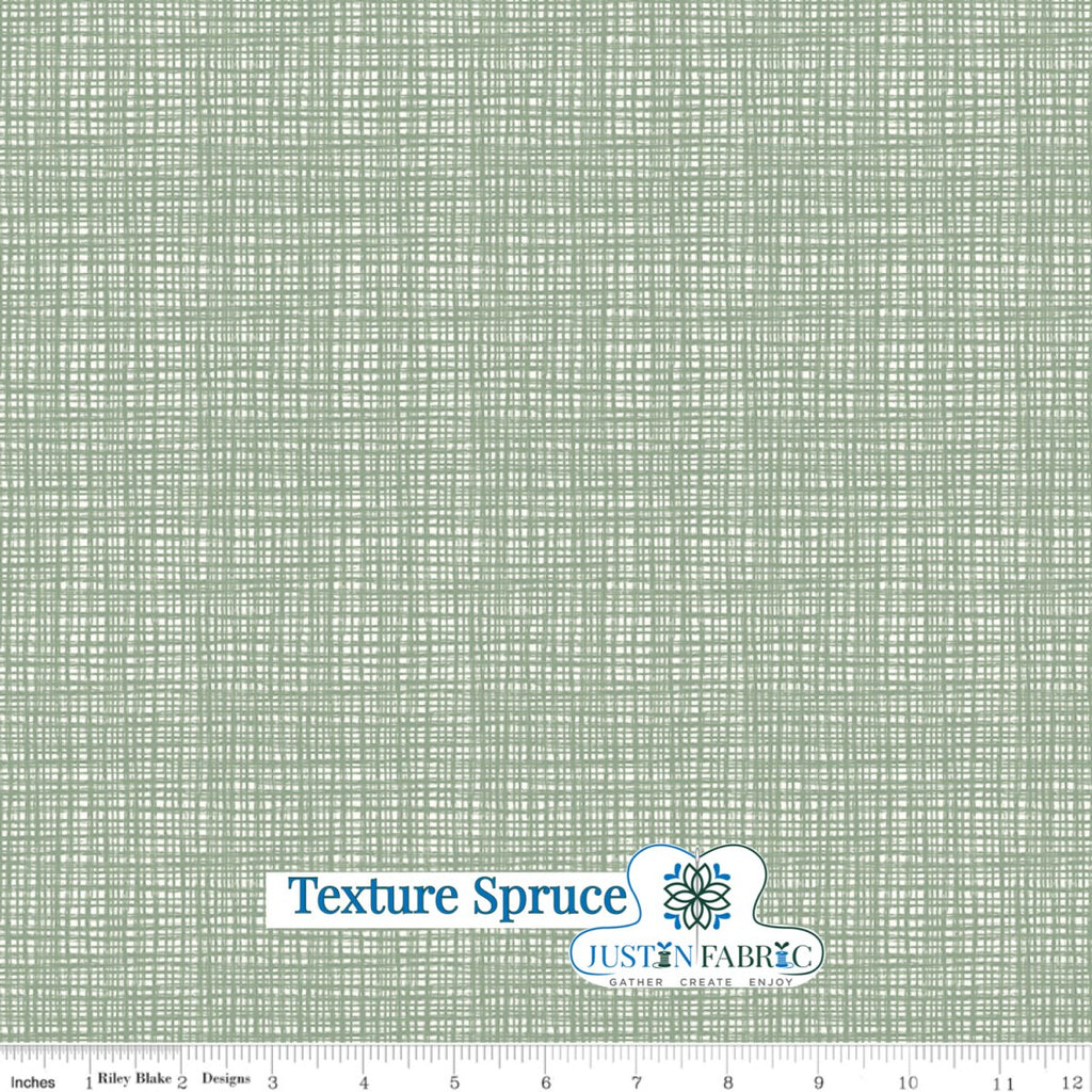 Texture Spruce Yardage - Sandy Gervais | Riley Blake Designs SKU: C610-SPRUCE -C610-SPRUCE - Justin Fabric!