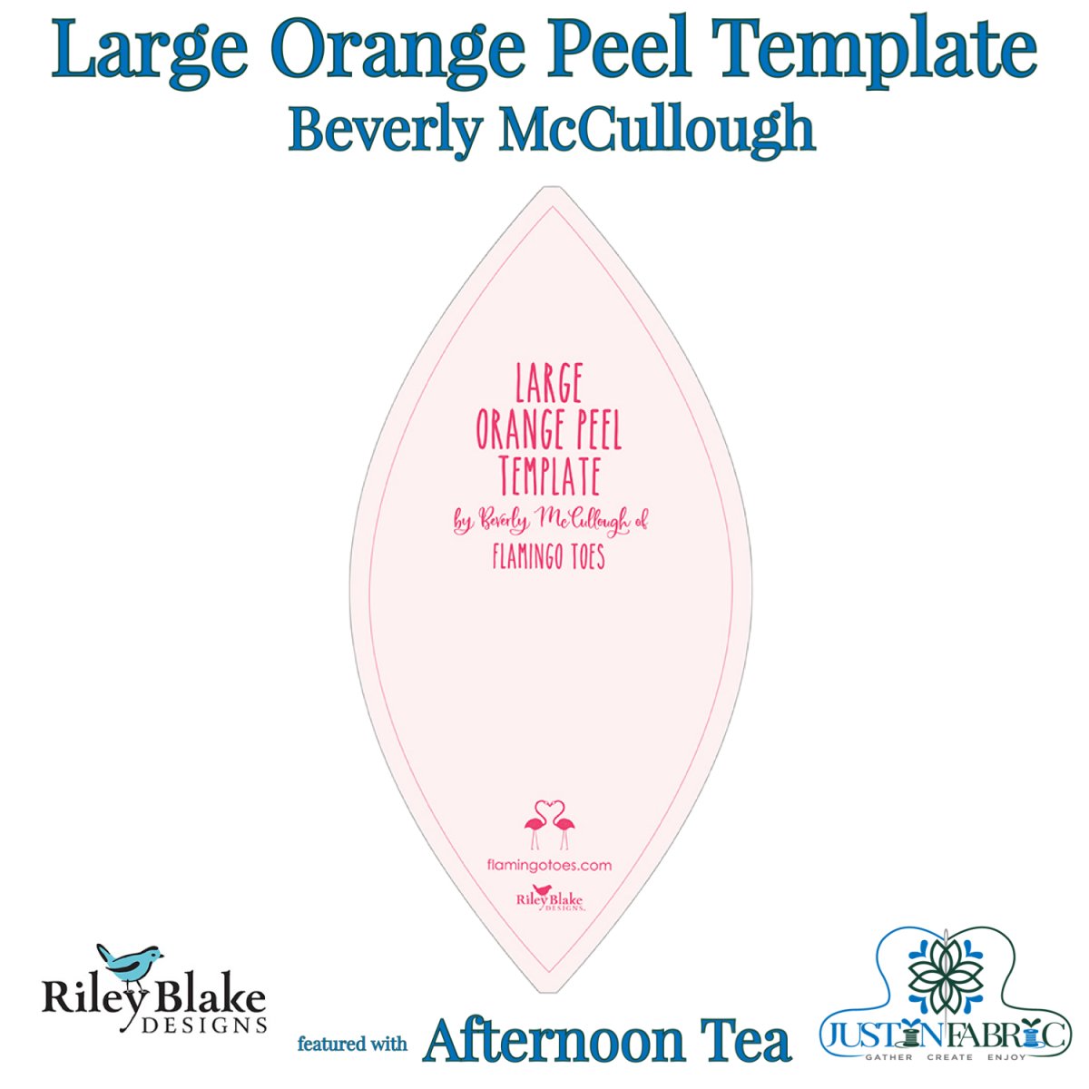 Beverly McCullough Large Orange Peel Template | Riley Blake Designs -STT-32876 - Justin Fabric!