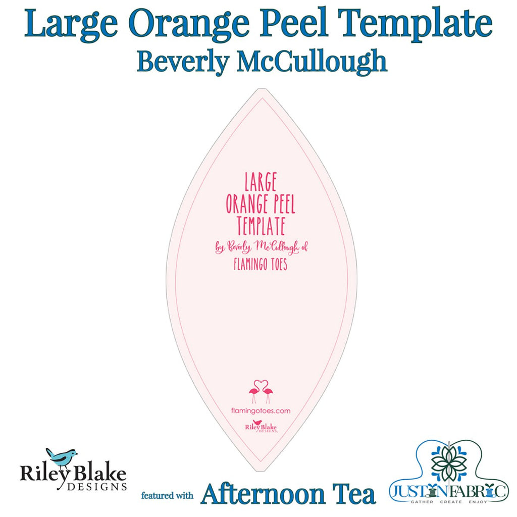 Beverly McCullough Large Orange Peel Template | Riley Blake Designs -STT-32876 - Justin Fabric!