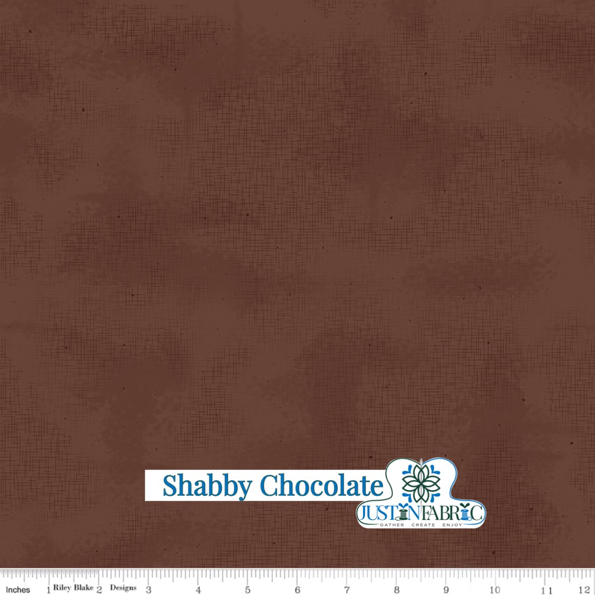 Shabby Chocolate Yardage - Lori Holt | Riley Blake Designs SKU: C605-CHOCOLATE -C605-CHOCOLATE - Justin Fabric!