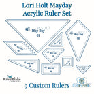 Lori Holt Mayday Acrylic Ruler Set - Bee in my Bonnet | SKU: STT-34009 -STT-34009 - Justin Fabric!