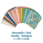 Mercantile 1 Yard Bundle Raindrop by Lori Holt 23 prints | SKU: 1YD-14380R-23 - Justin Fabric!