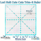 Lori Holt Cute Cuts Trim-it™ Ruler 14 1/2” x 14 1/2” | Riley Blake Designs -STTI-21862 - Justin Fabric!