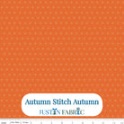 Autumn Stitch Autumn Cotton Yardage by Lori Holt | Riley Blake Designs -C14658-AUTUMN - Justin Fabric!