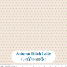 Autumn Stitch Background Latte Cotton Yardage by Lori Holt | Riley Blake Designs -C14658-LATTE - Justin Fabric!