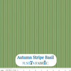 Autumn Stripe Basil Cotton Yardage by Lori Holt | Riley Blake Designs -C14665-BASIL - Justin Fabric!