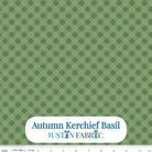 Autumn Kerchief Basil Cotton Yardage by Lori Holt | Riley Blake Designs -C14668-BASIL - Justin Fabric!