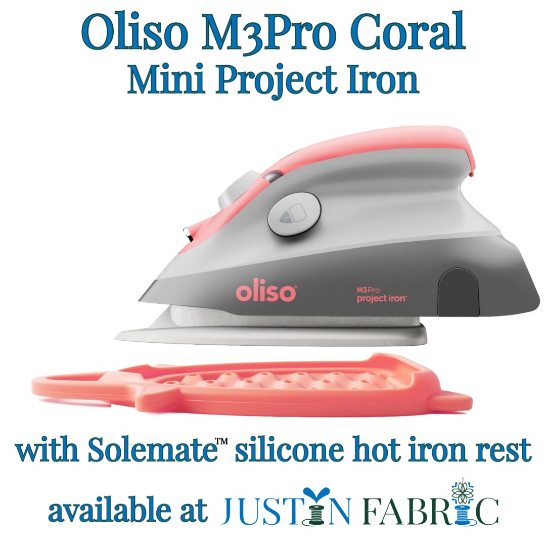 Coral M3Pro Mini Project Iron with Solemate | Oliso Unovo - Justin Fabric!