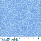 Swirl 108" Wide Blue Cotton Flannel Yardage by Mook Fabrics | SKU: MWB83770