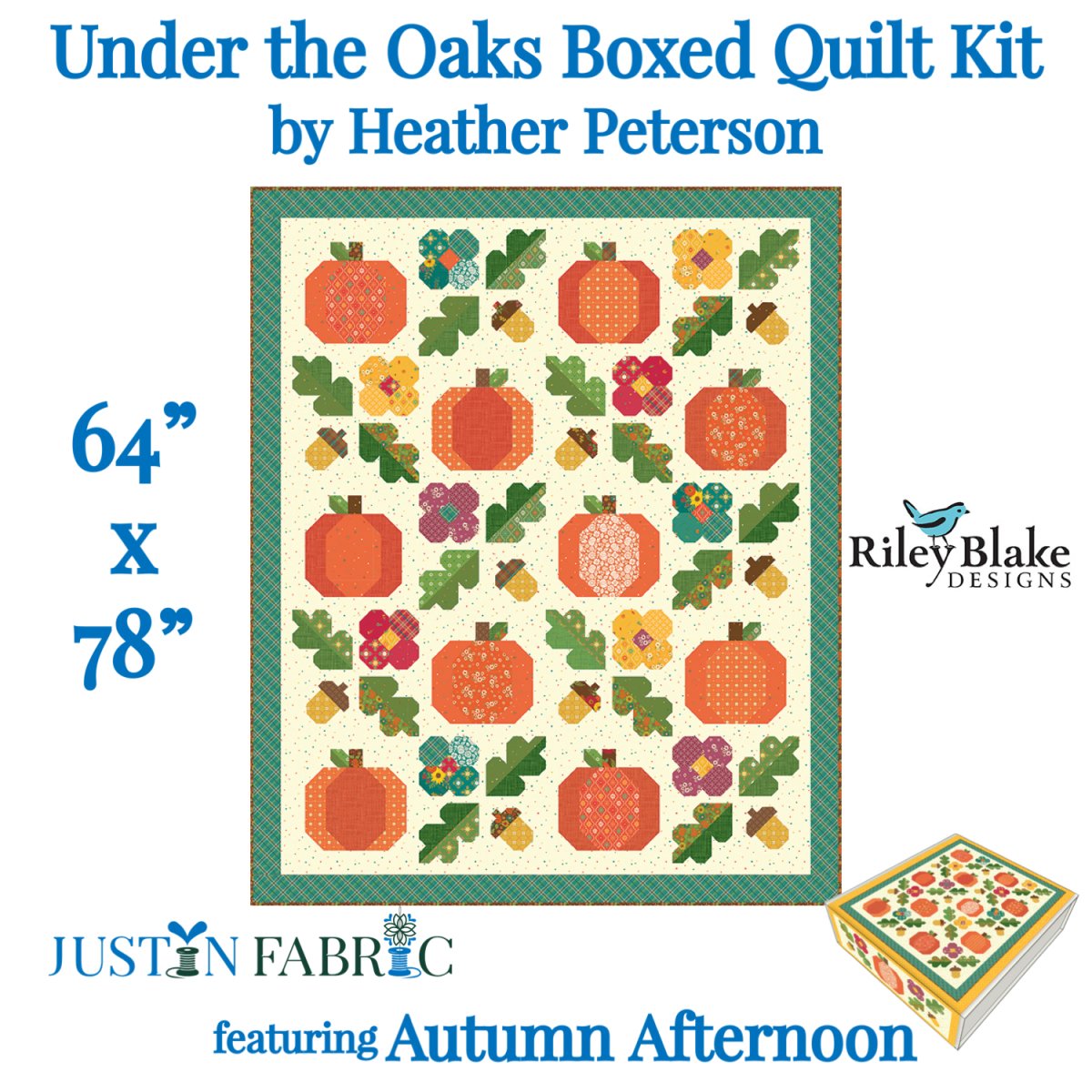 Under the Oaks Quilt Boxed Kit - Autumn Afternoon by Heather Peterson | Riley Blake Designs #KT-14870
