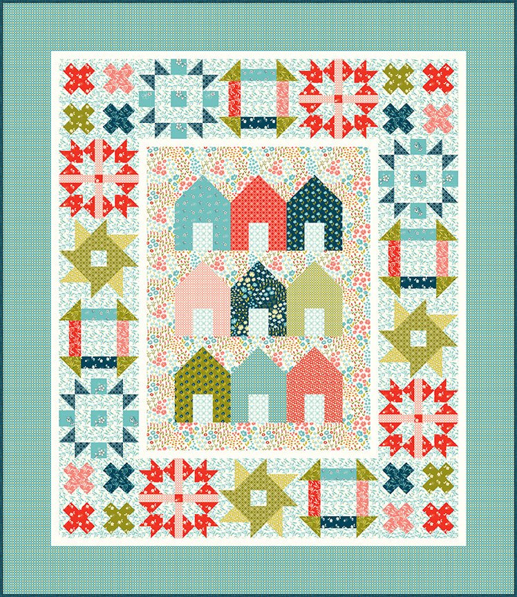 To Each Their Home Quilt Kit - Feed My Soul by Sandy Gervais | Riley Blake Designs Pre-Order (April 2024) - Justin Fabric!