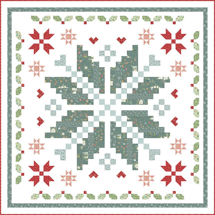 Winter Magic Quilt Boxed Kit - Winterland by Lisa Audit | Riley Blake Designs Pre-Order (July 2024) -KT-14940 - Justin Fabric!