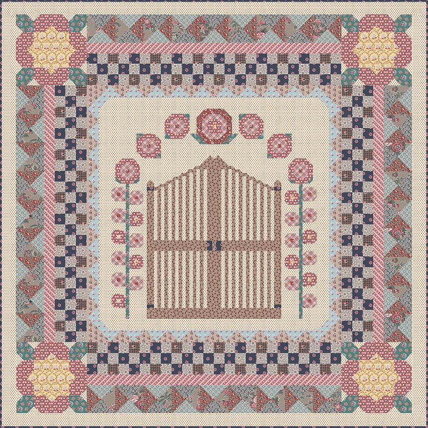 Mansfield Park Gate Boxed Quilt Kit by the RBD Designers | Riley Blake Designs quilt top only