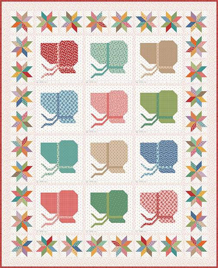 Prairie Home Book by Lori Holt of Bee in My Bonnet | It’s Sew Emma Bonnet Quilt
