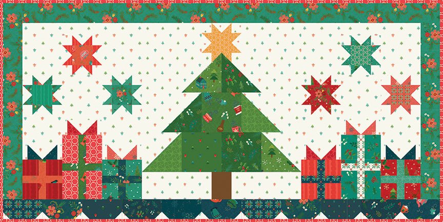 Under the Tree Runner Kit - In From the Cold by Heather Peterson | Riley Blake Designs (Pre-Order) -KT-UNDERTHETREE - Justin Fabric!
