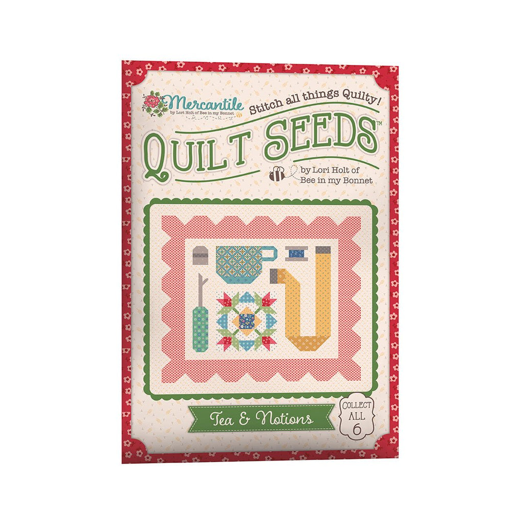Lori Holt Mercantile Quilt Seeds™ Pattern Tea & Notions | Riley Blake Designs -ST-34022 - Justin Fabric!