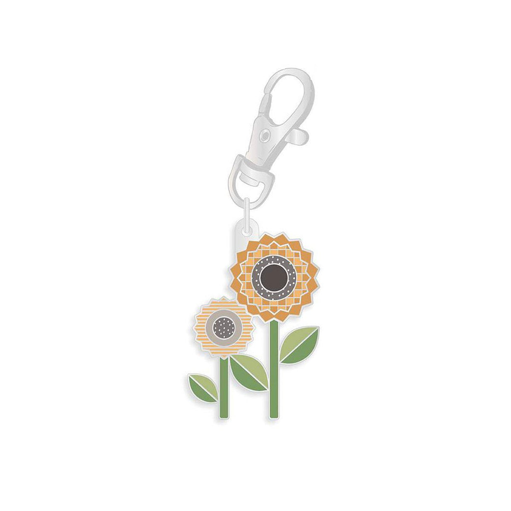 Lori Holt Enamel Happy Charm™ Sunflower - Autumn Collection | Riley Blake Designs #ST-334994 Pre-order (April 2024) -ST-34994 - Justin Fabric!