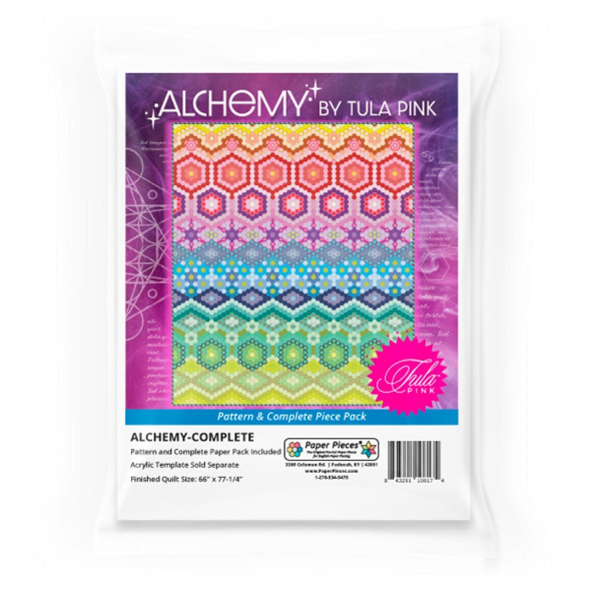 Alchemy Complete Paper Piece Pack - Includes EPP Papers -ALCHEMY-COMPLETE - Justin Fabric!