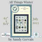 All Things Winter Pattern by Sandy Gervais for Riley Blake Designs -P157-ALLTHINGSWINTER - Justin Fabric!