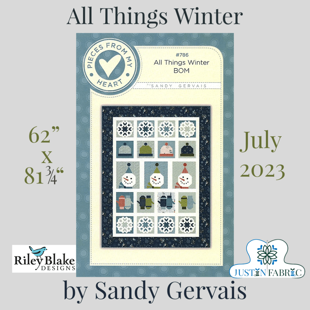All Things Winter Pattern by Sandy Gervais for Riley Blake Designs -P157-ALLTHINGSWINTER - Justin Fabric!
