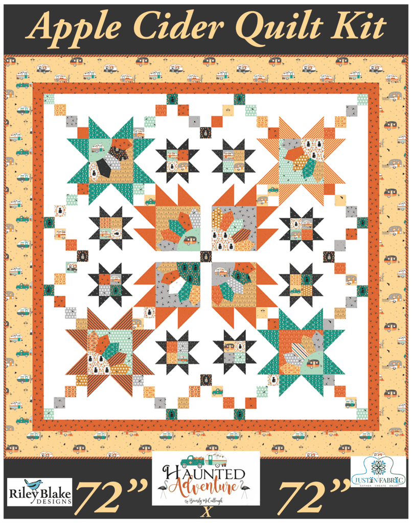Apple Cider Quilt Kit by Beverly McCullough for Riley Blake Designs -KT-APPLECIDER - Justin Fabric!