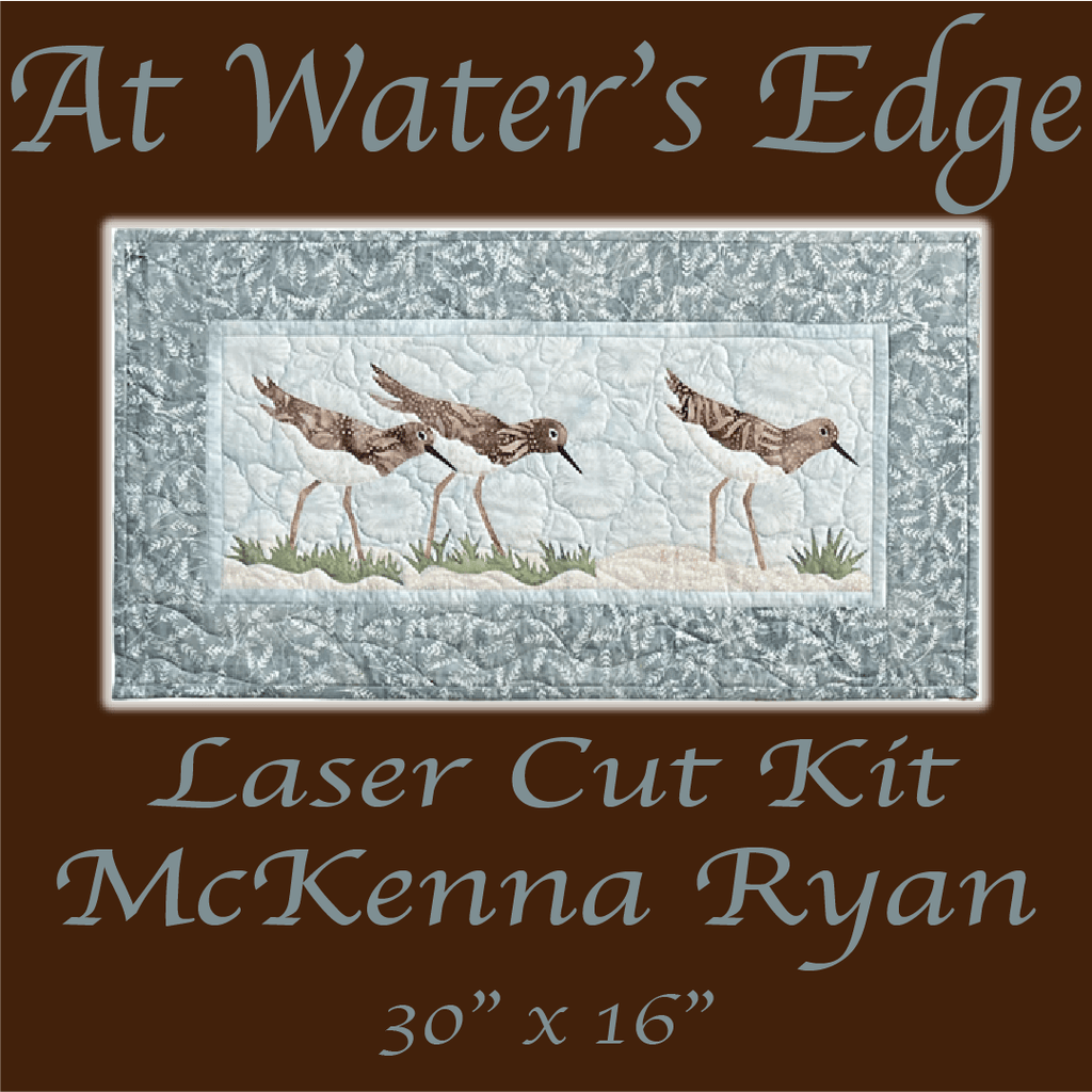 At Water's Edge Laser Cut Fabric Kit by McKenna Ryan using Hoffman Fabrics -LKAWE01 - Justin Fabric!