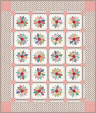 Bee Vintage Dahlias Quilt Kit by Lori Holt -BEE-VINT-DAHL - Justin Fabric!