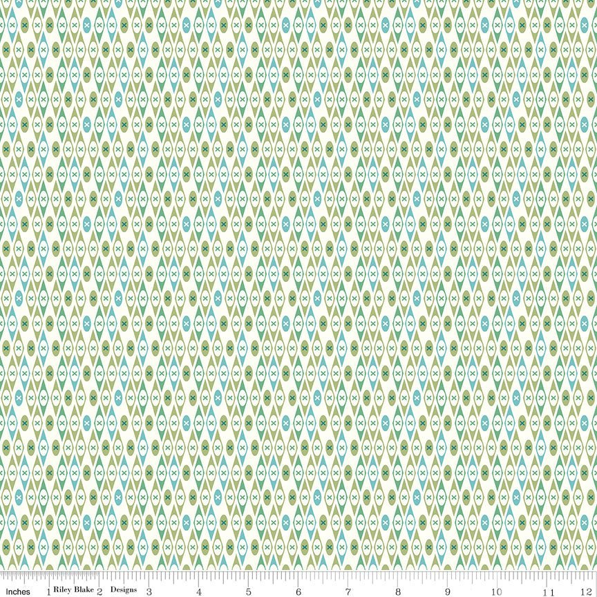 Bee Vintage Edith Cloud by Lori Holt for Riley Blake Designs #C13084 -C13084-CLOUD-1 - Justin Fabric!