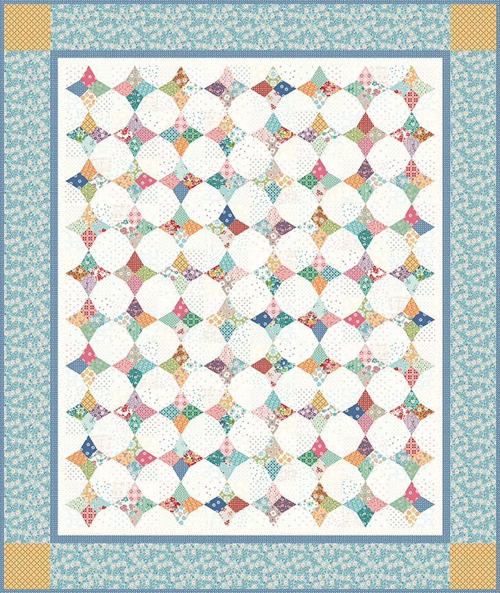 Bee Vintage Kites Quilt Kit by Lori Holt for Riley Blake Designs -BEE-VINT-KITE - Justin Fabric!