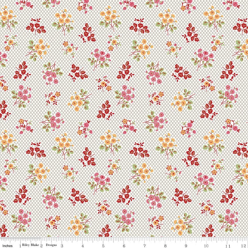 Bee Vintage Leah Cloud by Lori Holt for Riley Blake Designs #C13078 -C13078-CLOUD-1 - Justin Fabric!