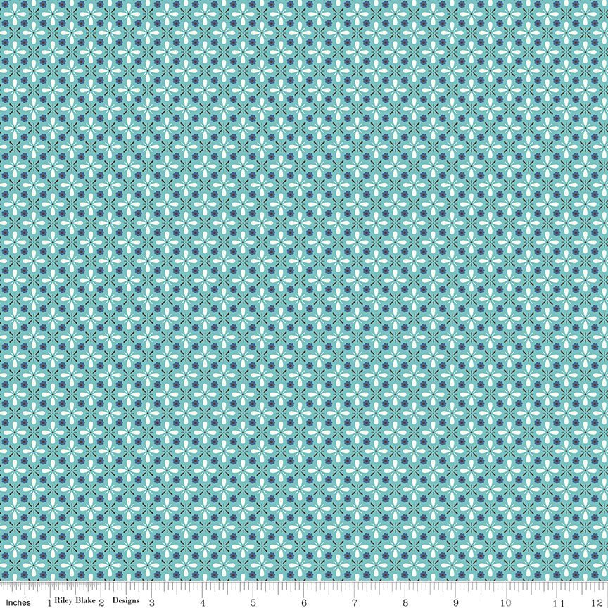 Bee Vintage Mae Cottage by Lori Holt for Riley Blake Designs #C13088 -C13088-COTTAGE-1 - Justin Fabric!