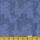 Blue Leaves 108" Wide Cotton Flannel Yardage - Mook Fabrics -MWB105898-1 - Justin Fabric!