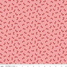 Calico Cherries Heirloom Coral Yardage by Lori Holt for Riley Blake -C12848-CORAL-1 - Justin Fabric!