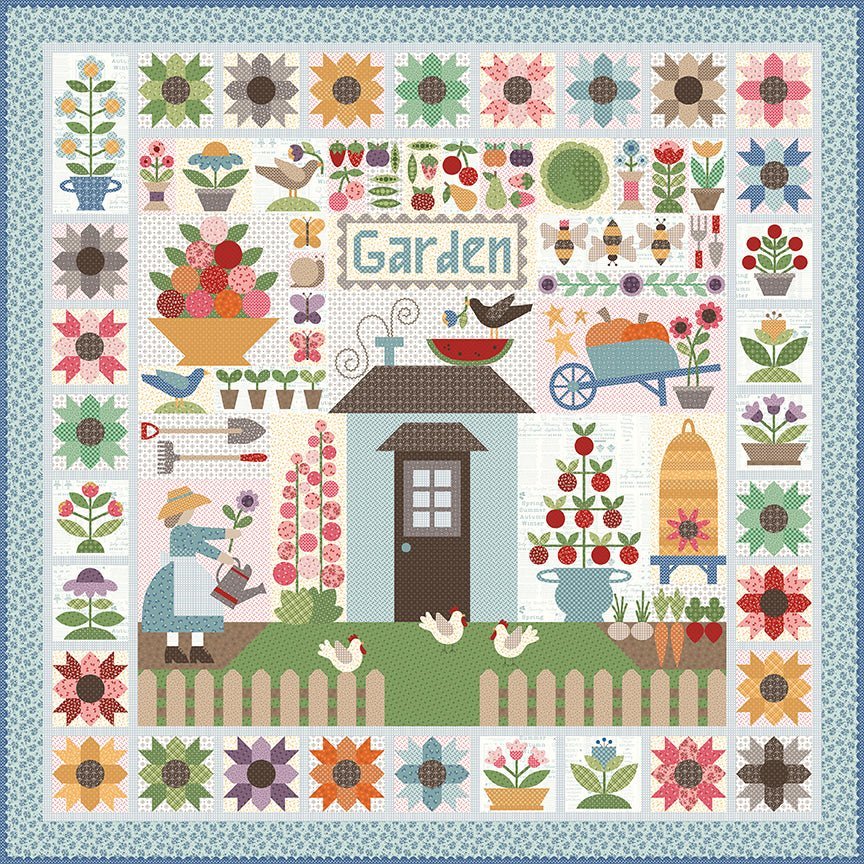 Calico Garden Quilt Kit by Lori Holt -Calico Garden - Justin Fabric!