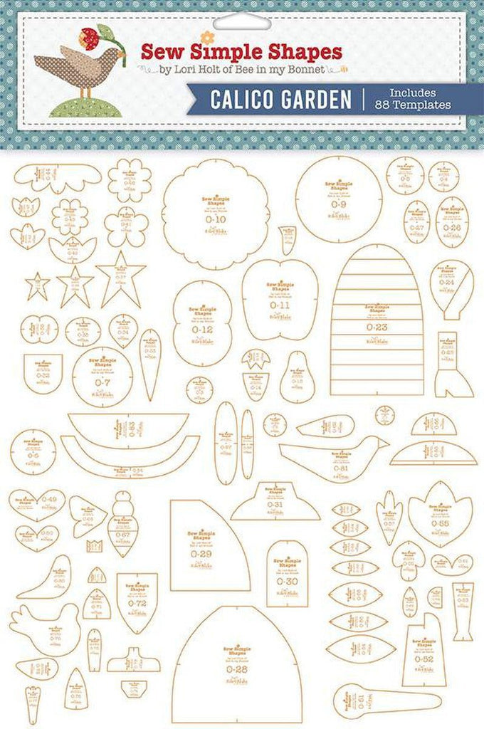 Calico Garden Sew Simple Shapes-Lori Holt -STT-28240 - Justin Fabric!