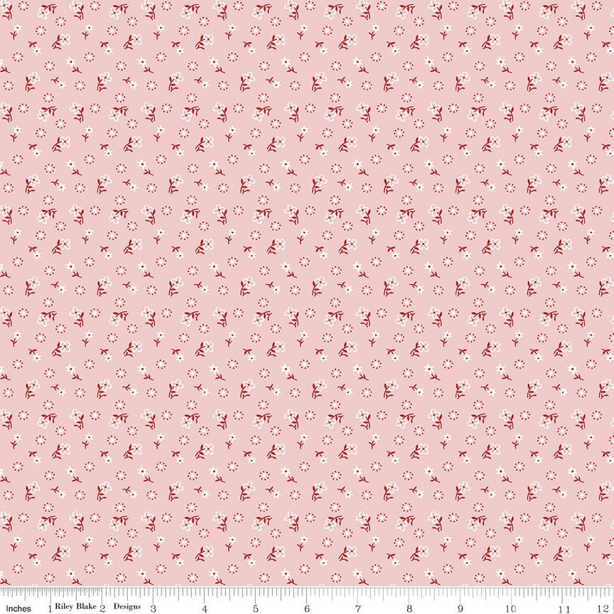 Calico Meadow Frosting Yardage by Lori Holt for Riley Bake -C12843-FROSTING-1 - Justin Fabric!