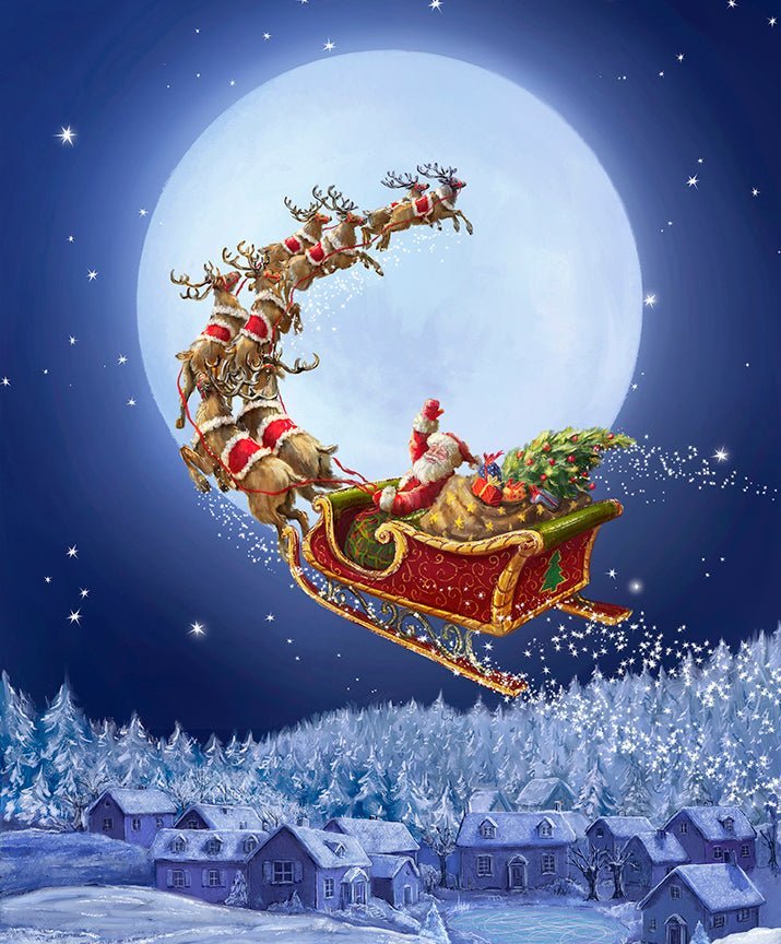 Christmas Time Is Here - To All A Goodnight Panel for Riley Blake Designs -P10740-GOODNIGHT - Justin Fabric!