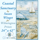 Coastal Sanctuary Panel by Susan Winget for Wilmington Prints -WP-39780-421 - Justin Fabric!