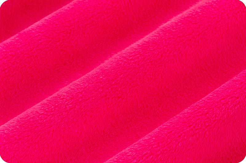 Cuddle® 3 Solid Fuchsia Minky Yardage by Shannon Fabrics -DR374168-1 - Justin Fabric!