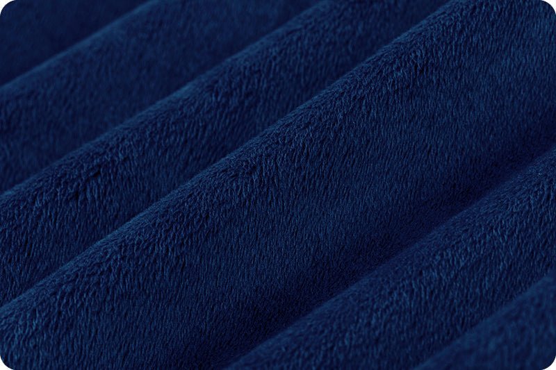 Cuddle® 3 Solid Midnight Blue Minky Yardage by Shannon Fabrics -DR374169-1 - Justin Fabric!
