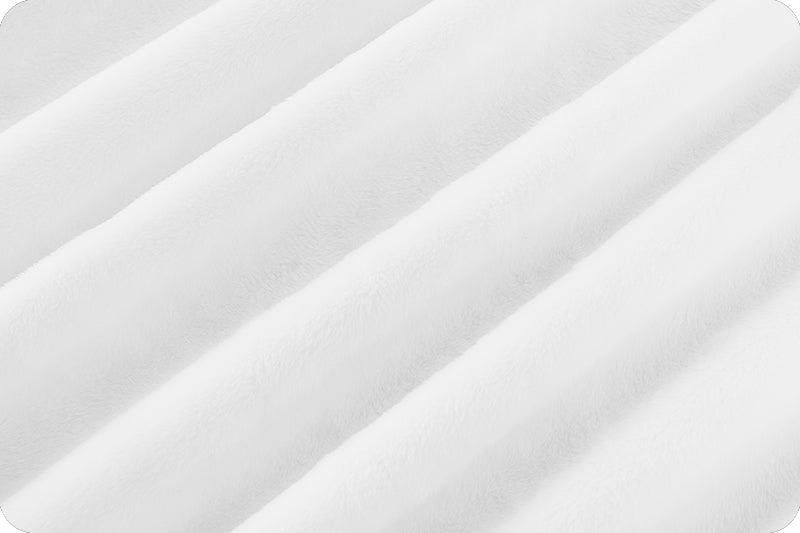 Cuddle® 3 Solid Snow Minky Yardage by Shannon Fabrics -DR374186-1 - Justin Fabric!