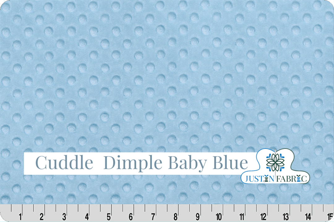 Baby Blue Minky Fabric
