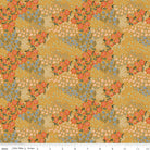 Farmhouse Summer Gold Floral Yardage | SKU: C13632-GOLD -C13632-GOLD - Justin Fabric!