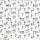 Farmhouse Summer Off White Flower Pots Yardage | SKU: C13633-OFFWHITE -C13633-OFFWHITE - Justin Fabric!