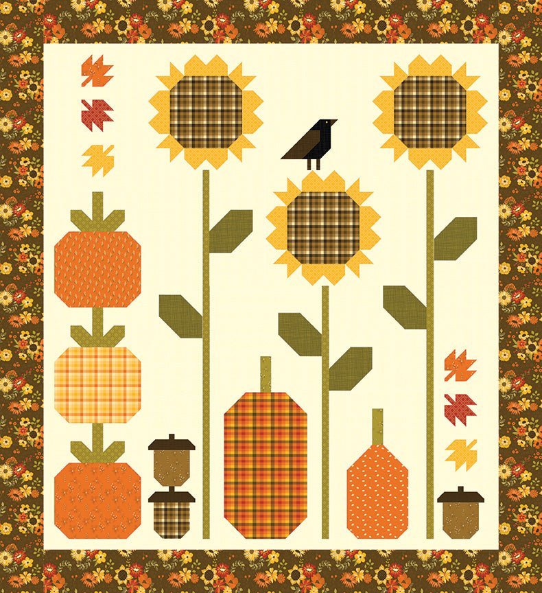 Feels Like Fall Quilt Kit by Sandy Gervais for Riley Blake Designs -KT-13510 - Justin Fabric!