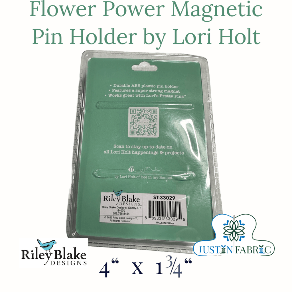 Flower Power Magnetic Pin Holder by Lori Holt -ST-33029 - Justin Fabric!