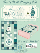 Frosty Wall Hanging Quilt Kit by Sandy Gervais for Riley Blake Designs Pre-order -KT-13520 - Justin Fabric!